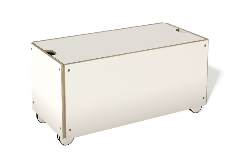 Comfort Bedding box CPL White on wheels Müller Möbelwerkstätten